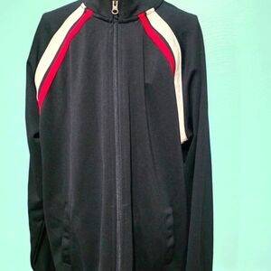 💥Track Jacket with Red and White Stripes